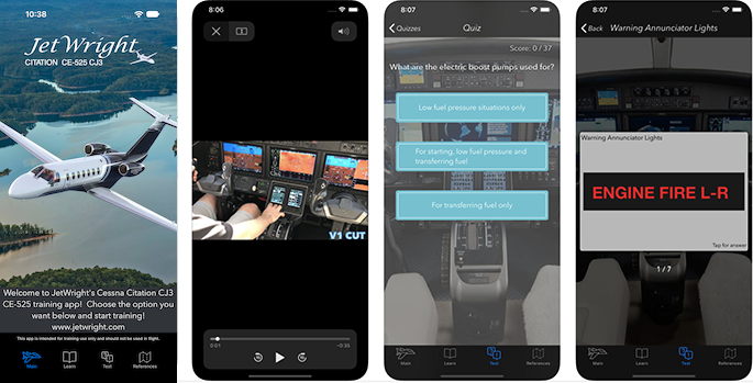 JetWright's Citation CE-525 CJ3 App